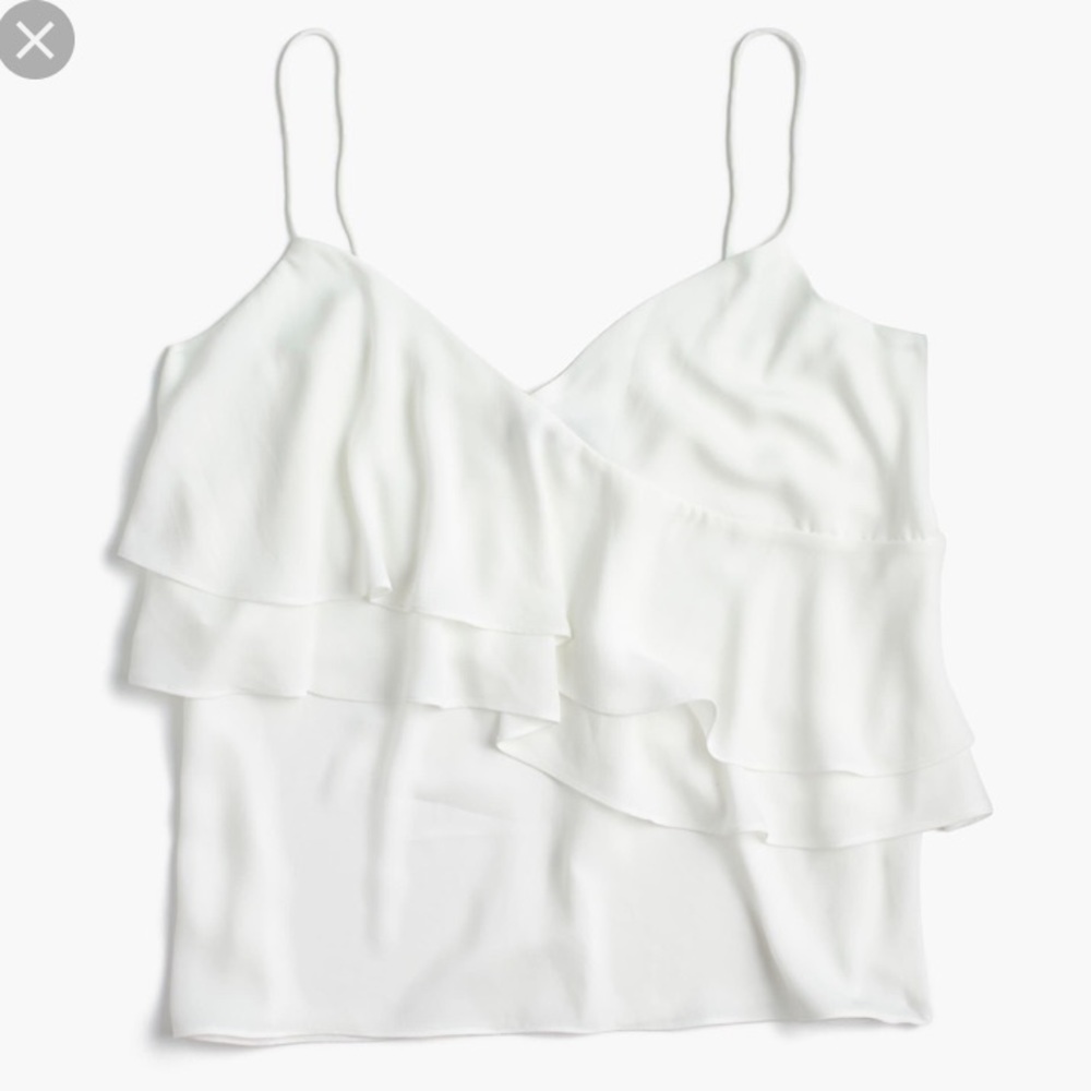 J.Crew Drapey Ruffle Cami - 000